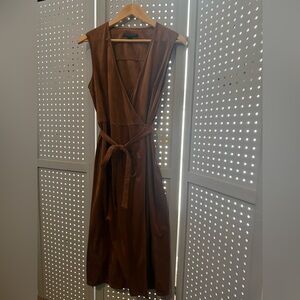 Banana Republic Chocolate Brown Midi Dress